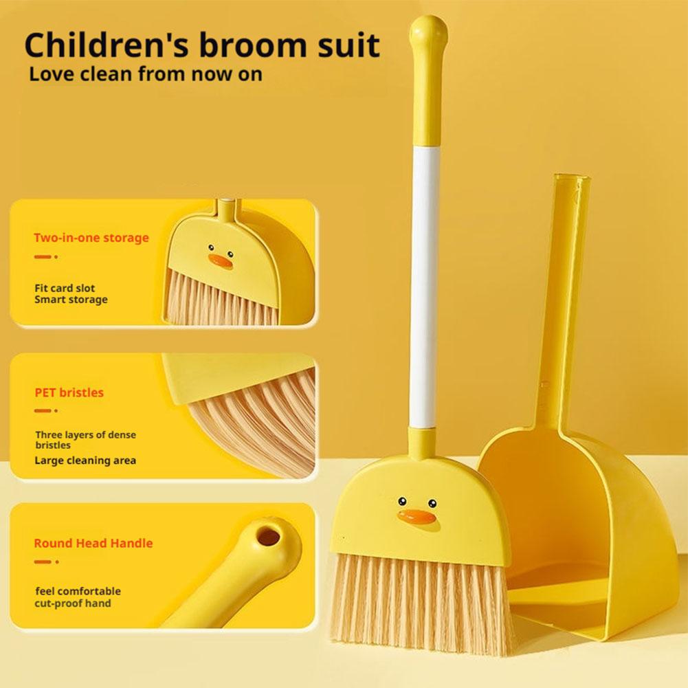 Kids Outdoor Broom - Food Grade PP Children's Mini Broom