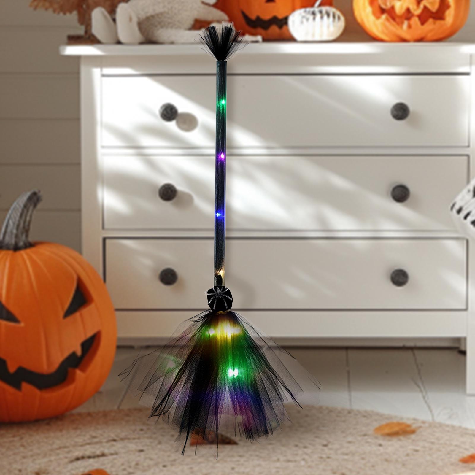 Kids Outdoor Broom - Witches Broom Mesh Battery Powered Lightweight