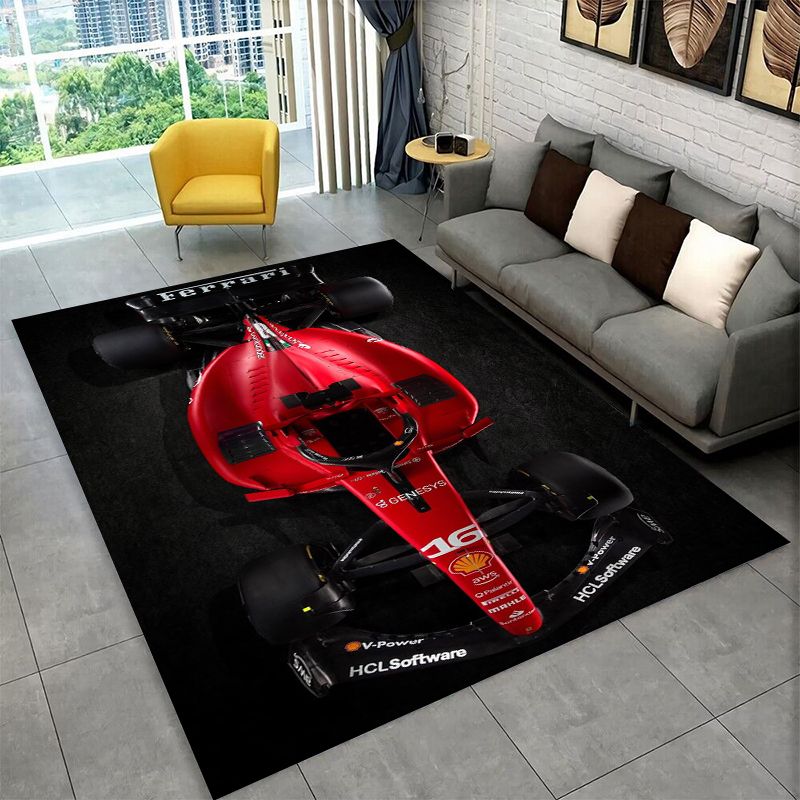 Retro F-Ferrarii Racing Car Mo - Kids Outdoor Area ulasan dan harga