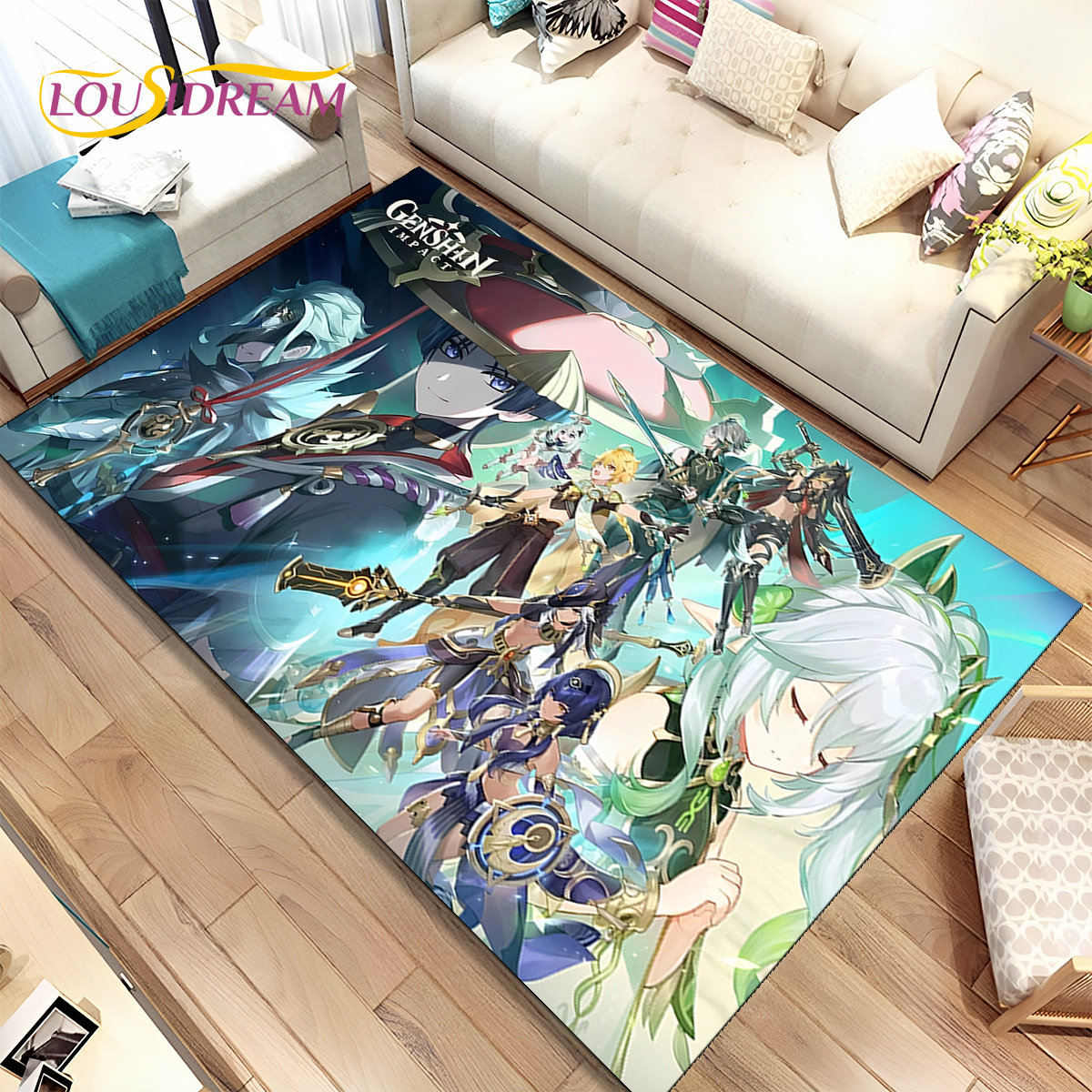 Genshin Impact Cartoon Game Ar - Kids Outdoor Area ulasan dan harga
