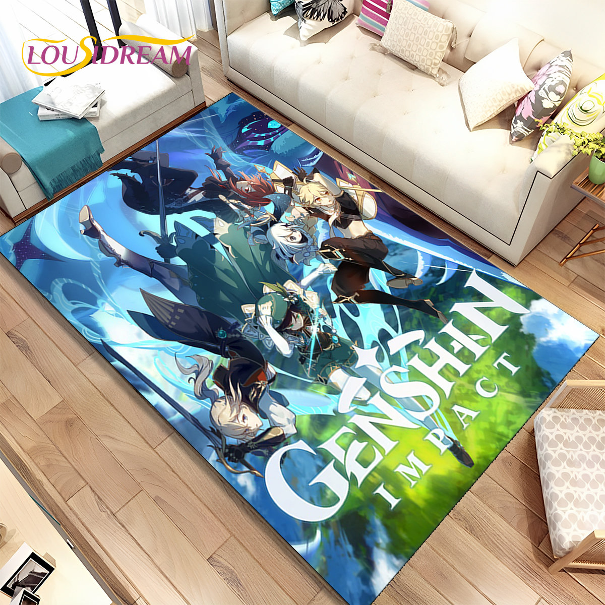 Genshin Impact Cartoon Game Ar - Kids Outdoor Area ulasan dan harga