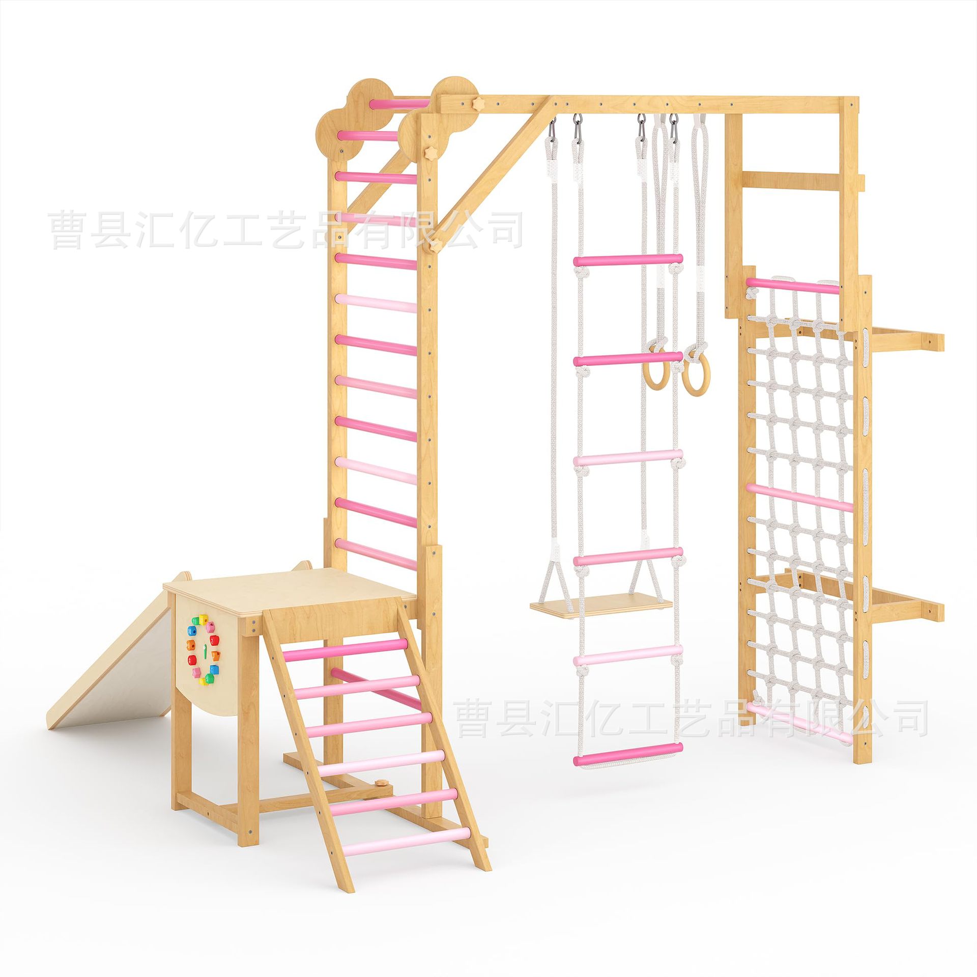 Indoor Solid Wood Kids Physica - Kids Outdoor Climbing Frame ulasan dan harga