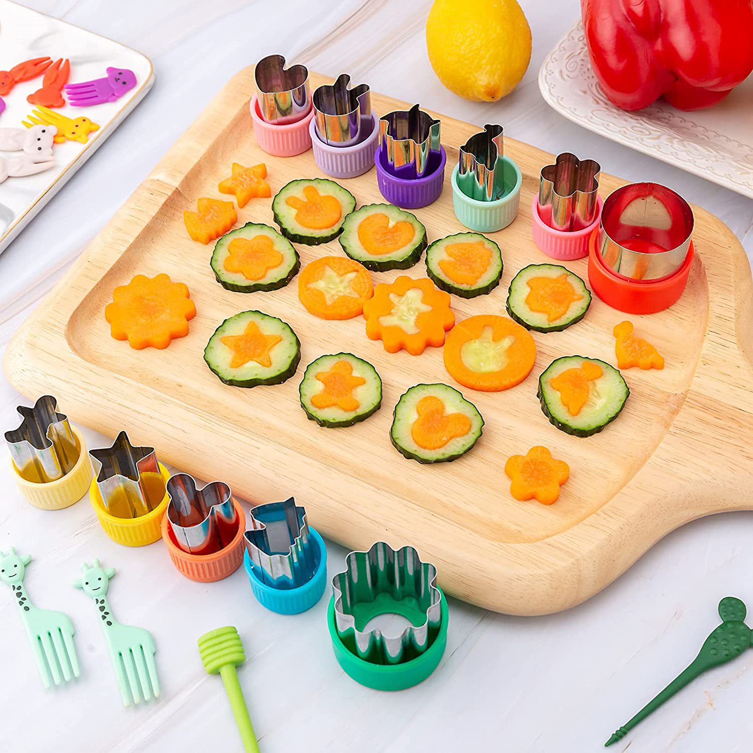 Stainless Steel Vegetable Cutt - Kids Outdoor Kitchen Accessories ulasan dan harga