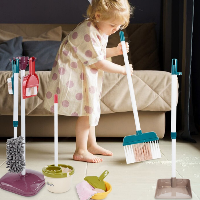 Kids Simulated Life Cleaning T - Kids Outdoor Broom ulasan dan harga