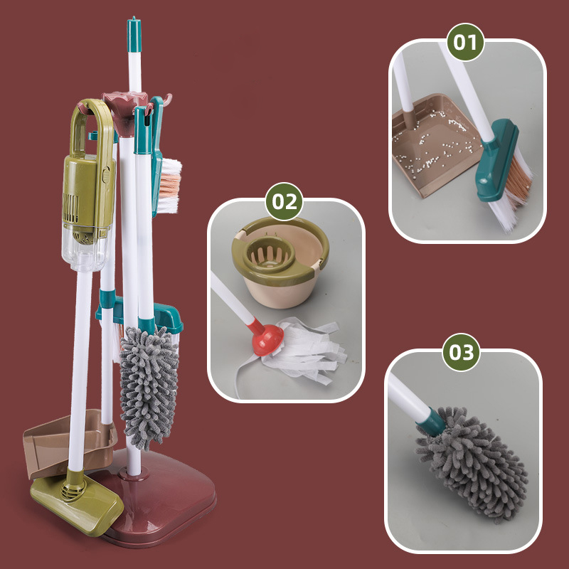 Kids Simulated Life Cleaning T - Kids Outdoor Broom ulasan dan harga