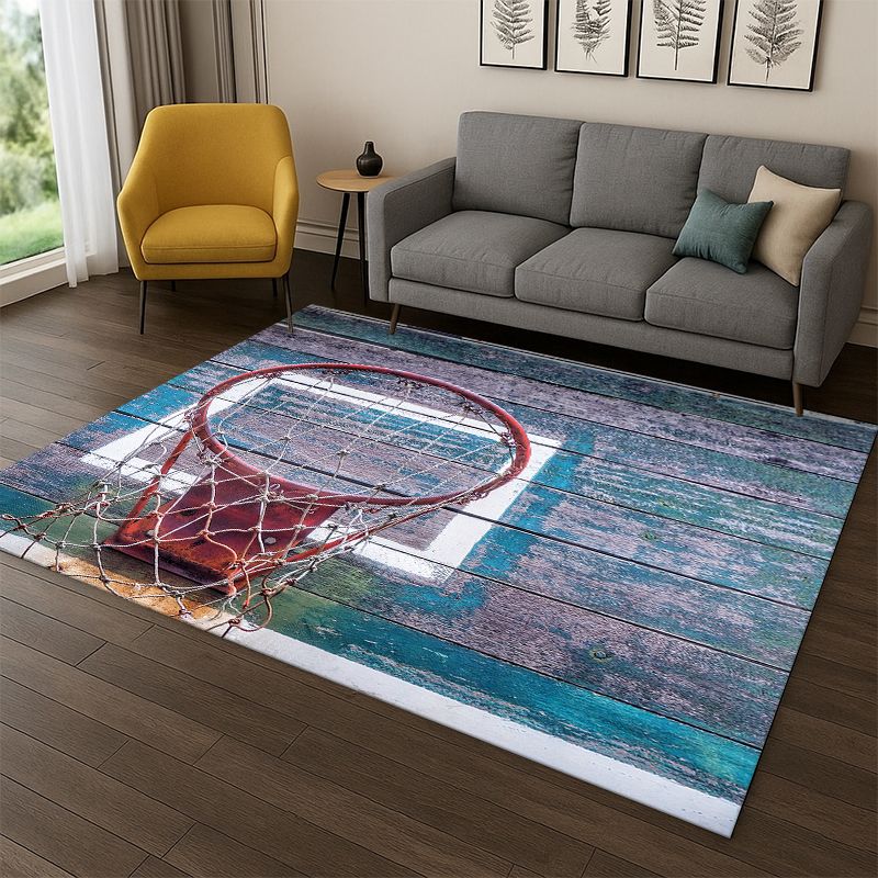 Retro Basketball Court Cartoon - Kids Outdoor Area ulasan dan harga