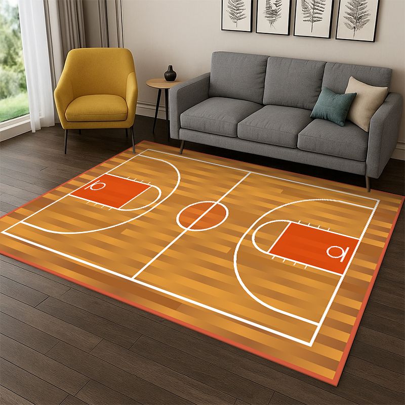 Retro Basketball Court Cartoon - Kids Outdoor Area ulasan dan harga