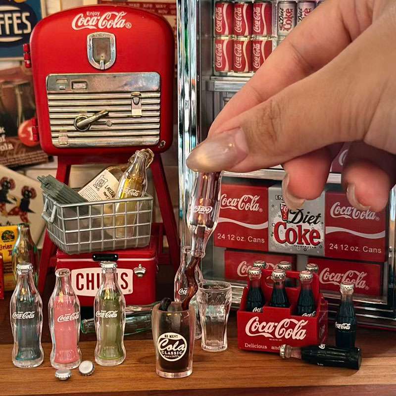 Mini Cola Milk Bottle Set 6 Co - Kids Outdoor Kitchen Accessories ulasan dan harga
