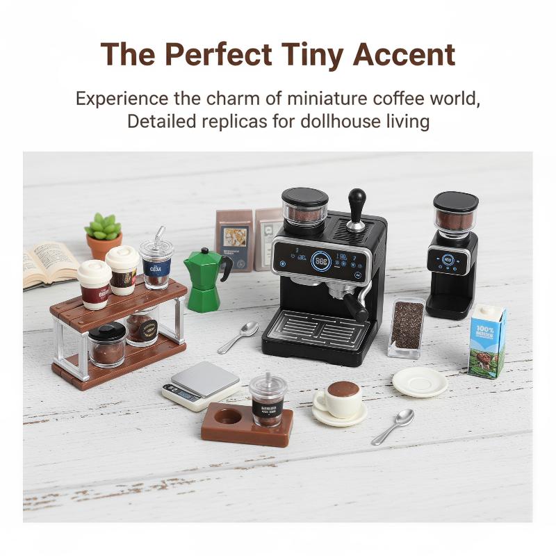 1:12 Dollhouse Miniature Coffe - Kids Outdoor Kitchen Accessories ulasan dan harga