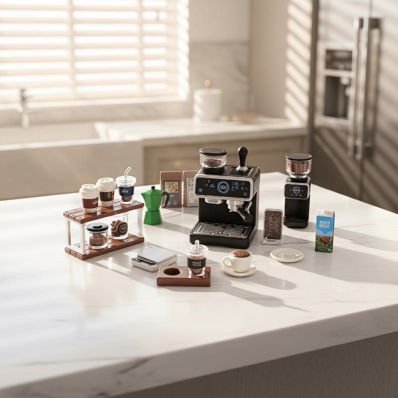 1:12 Dollhouse Miniature Coffe - Kids Outdoor Kitchen Accessories ulasan dan harga