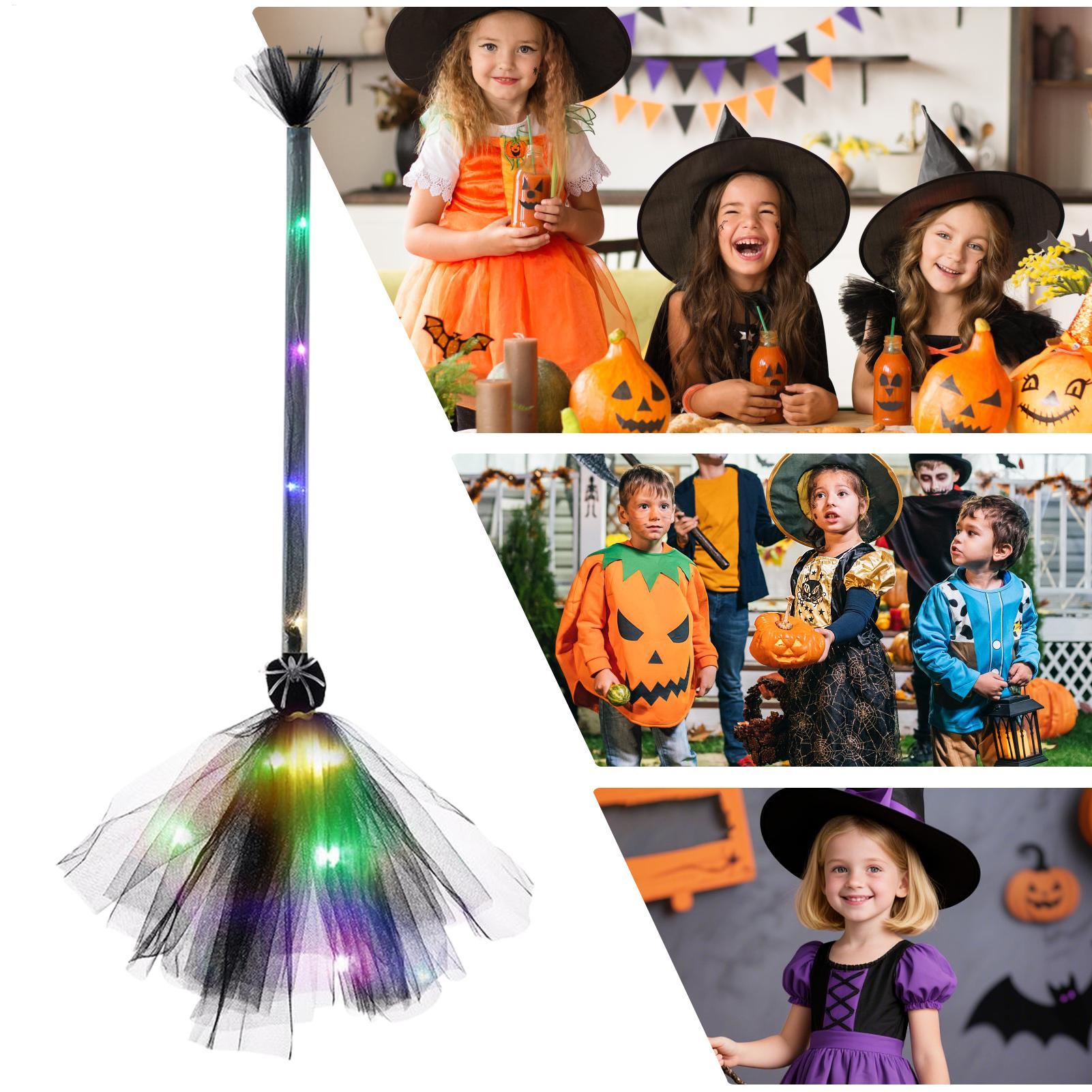 Witches Broom Mesh Battery Pow - Kids Outdoor Broom ulasan dan harga