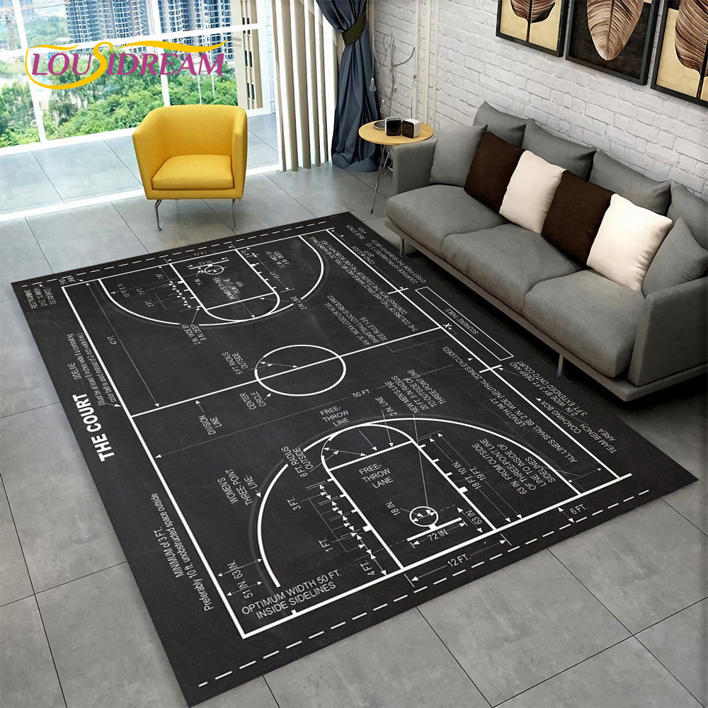 3D Basketball Cour Cartoon Are - Kids Outdoor Area ulasan dan harga