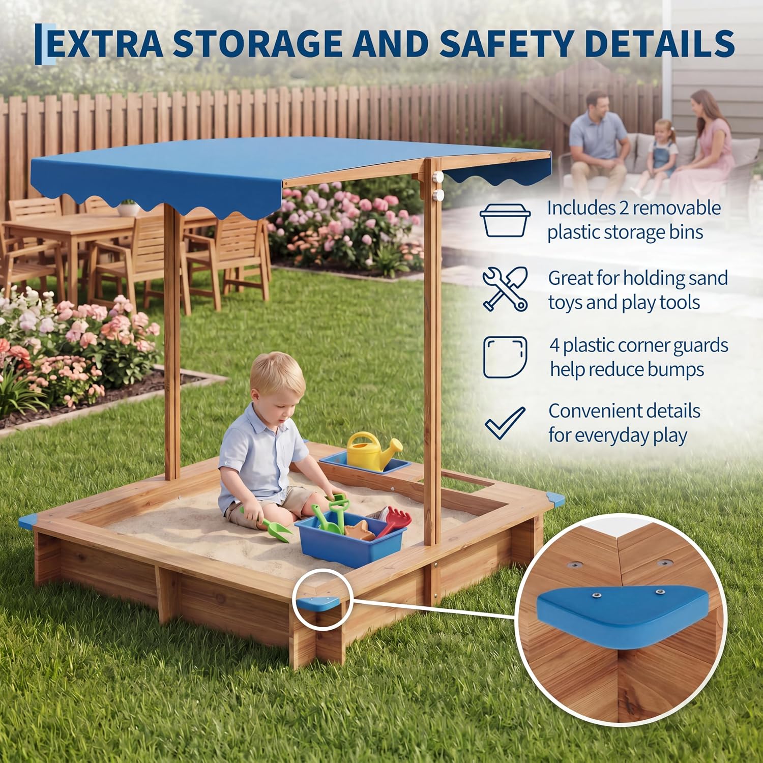 Children Outdoor Sand Pit Kids - Kids Outdoor Area ulasan dan harga