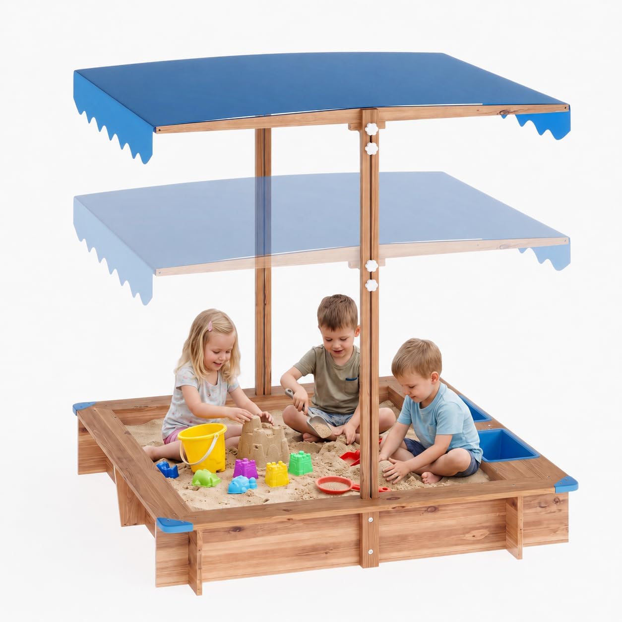 Children Outdoor Sand Pit Kids - Kids Outdoor Area ulasan dan harga